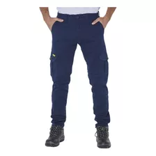 Pantalón Cargo Fit Pampero Elastizado T. 38 Al 54