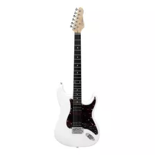 Guitarra Elétrica Giannini G-102 Standard Stratocaster Cor Branco Tortoise Material Do Diapasão Madeira Técnica Orientação Da Mão Destro