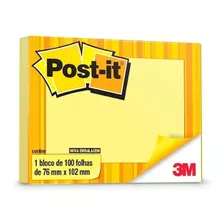Bloco Post-it 657 76x102 Amarelo 3m 100 Folhas