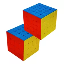 Kit Cubo Mágico 4x4x4 + 5x5x5 Moyu Meilong Magic Cube