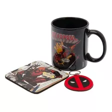 Deadpool - Gift Set Taza Posavaso Llavero - Darkside Bros