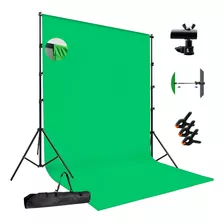 Suporte Fundo Infinito Chroma Key 3x2 + Esticadores + Bolsa