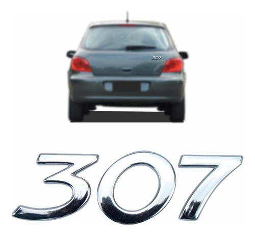 Emblema 307 Peugeot Foto 3