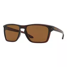 Óculos De Sol Oakley Sylas Standard Armação De O Matter Cor Polished Rootbeer, Lente Bronze De Plutonite Prizm, Haste Polished Rootbeer De O Matter - Oo9448