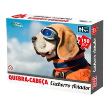 Quebra Cabeça 150 Peças Cachorro Aviador Pais & Filhos