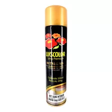 Tinta Spray Lukscolor Metaliza Ouro Interior 350ml Multi Uso