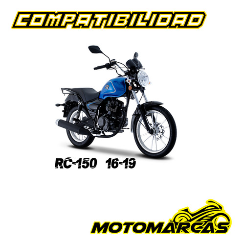 Rin Trasero De 2.15 X 16 Para Moto Italika Rc-150 16-19 Foto 4