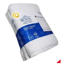 Toalla Para Baño Color Blanco X 3 Unidades Royal Excellence