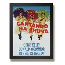 Quadro Filme Cantando Na Chuva Cinema Classic Poster Moldura