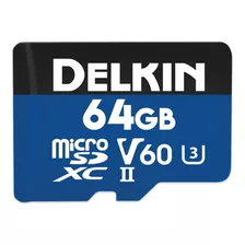 Delkin Devices 64gb Prime Uhs-ii Microsdxc Memory Card