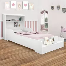 Mini Cama Infantil Liz Com Colchão - Branca