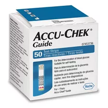 50 Tiras De Teste Glicemia Glicosimetro Accu Chek Guide