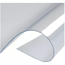 Tela Hule Cristal Pvc N°2 Transparente X 10 Mto 150 Micrones