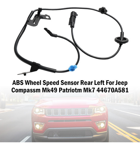 Sensor Abs Trasero Izquierdo Para Jeep Compassm Mk49 Patriot Foto 5