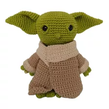 Amigurumi Grogu Bebê Yoda Crochê Sob Encomenda