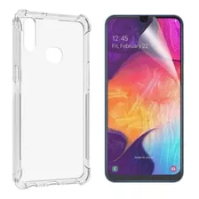 Capa Anti Shock + Película Nano Gel Para Samsung Galaxy A10s