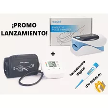 Promo Toma Presión Digital+saturómetro+ Termómetro De Regalo