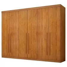 Roupeiro De Casal Luxuoso Mdf Ele Ela 6 Portas 6 Gavetas