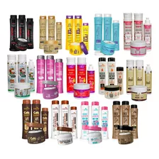 15 Kits (60 Produtos) Shampoo + Cond + Mascara + Leavin