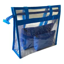 Bolsa De Praia Grande Transparente Impermeável Com Brinde