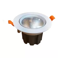 Spot Led Cob Redondo 15w Direcionável Branco Frio Bivolt