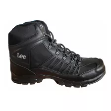 Botas Lee 100% Orig Color Negro Casual, Senderismo Montaña