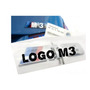 2 Emblemas Laterales M 6cm X 1.4, 5 M Rines