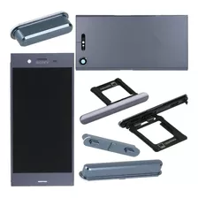 Combo Peças Para Sony Xperia Xz1 Azul Originais
