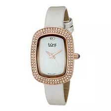 Reloj Burgi Bur111rgw Analogico Para Mujer Con Pantalla En C