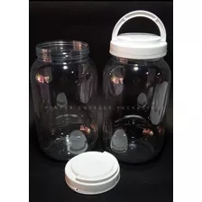 Pote Multiuso 3750ml,tapa Blanca Precintada Con Asa.pack X2u