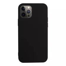 Capa Capinha Silicone Para iPhone 12 Preto