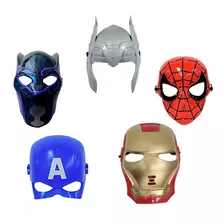Mascara Pantera Negra, Thor, H. Aranha, Cap. America