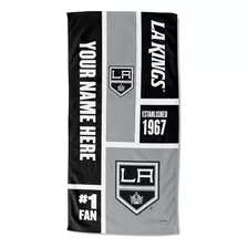 Toalla De Playa Personalizada De Nhl Angeles Kings, 30 ...