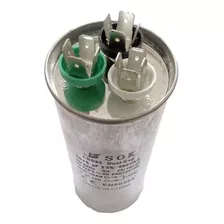 Capacitor Dual 50 + 6 Mf 450v Metálico - Aire Acondicionado