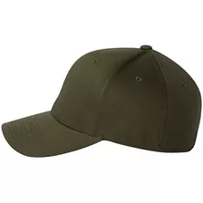 Yupoong Flexfit Wooly Cap 6-panel, Olive, S / M.