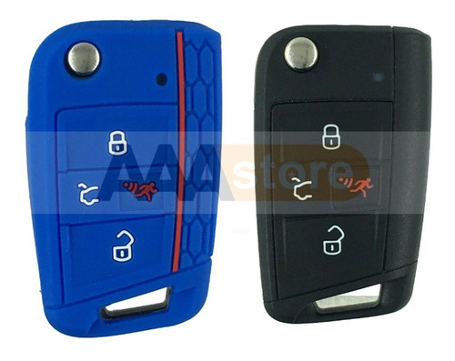 Funda Silicon Protector Llave Volkswagen Golf Mk7 Jetta Seat Foto 2