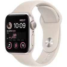 Apple Watch Se 2da Gen 40mm Color Oro Correa Blanco Estelar 