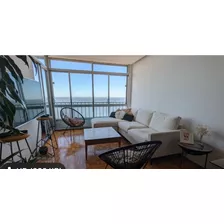 Amplio Apartamento Frente Al Mar Con Excelentes Vistas Al Sur Y Norte En Ciudad Vieja