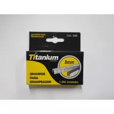 Grampo Para Grampeador Tapeceiro 8,0mm 5068 Titanium