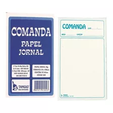 Kit 5 Pct Comanda Jornal 50fls C/20 Bls