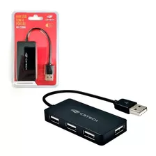 Hub Usb 2.0 Extensão 4 Portas 480mbps Hu-220bk C3 Tech