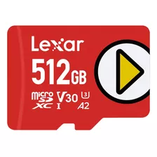 Lexar Micro Sd 512gb Play Nintendo Switch Steam Deck 150mb/s