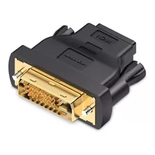 Adaptador Hdmi H A Dvi 24+1 Negro Vention