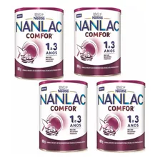  Formula Infantil Nestlé Nanlac Comfor 800g Kit C/ 4 Latas