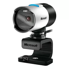 Cámara Web Microsoft Lifecam Hd 30fps Color Plateado