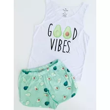 Pijama Mujer Verano Short Y Musculosa Varios Diseños