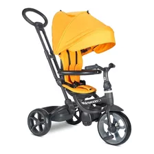 Triciclo Para Niños Asiento Ajustable Color Amarillo Joovy