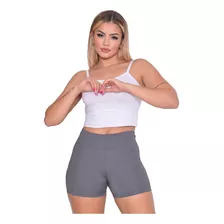 Short Fitness Academia Feminino Cós Alto Verão