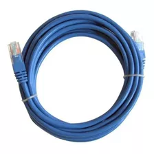 Cabo De Rede Com Rj45 Utp Cat5e 24 Awg - Force Line - 5 M