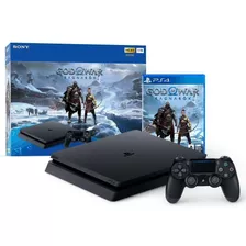 Console Sony Ps4 + Jogo God Of War Ragnarök, 1tb, Preto